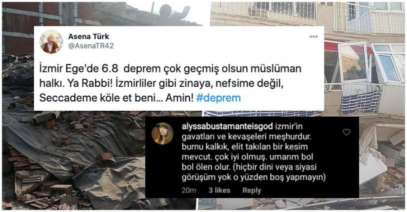 İzmir depremi sonrası sosyal medyada kan donduran paylaşımlar
