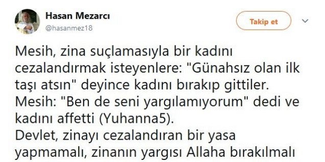 Zina tartışmasına 'ben Mesihim' diyen Hasan Mezarcı da katıldı - Resim : 2