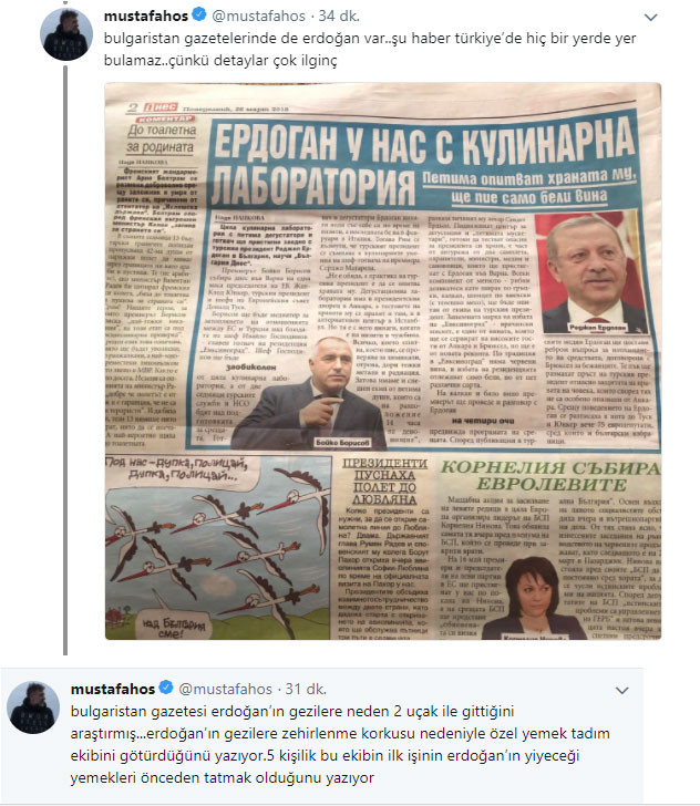 Bulgaristan basınından Erdoğan iddiası - Resim : 1