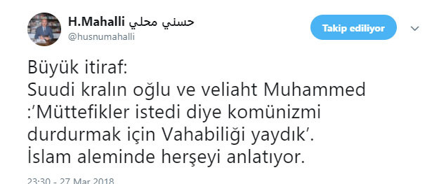 Tarihi itiraf: Komünizmi durdurmak için Vahabiliği yaydık - Resim : 1