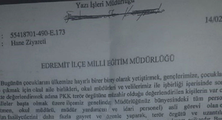 Kayyımdan öğretmenlere hafiyelik talimatı - Resim : 1