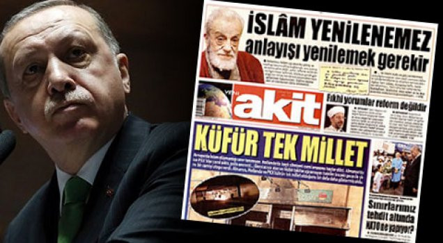 Akit'ten Erdoğan'a Necip Fazıllı İslam güncellemesi yanıtı