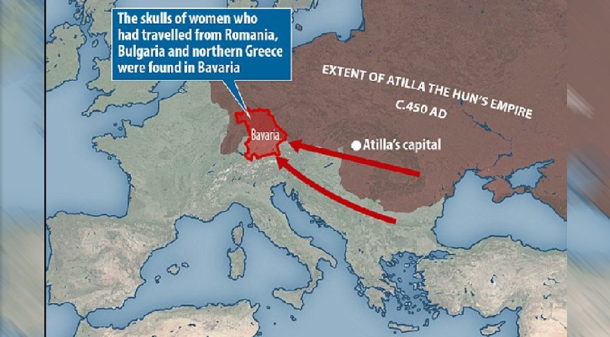 DNA analizi, Avrupa’nın ortasında, Hun Türkü gelinlerini ortaya çıkardı! - Resim : 1