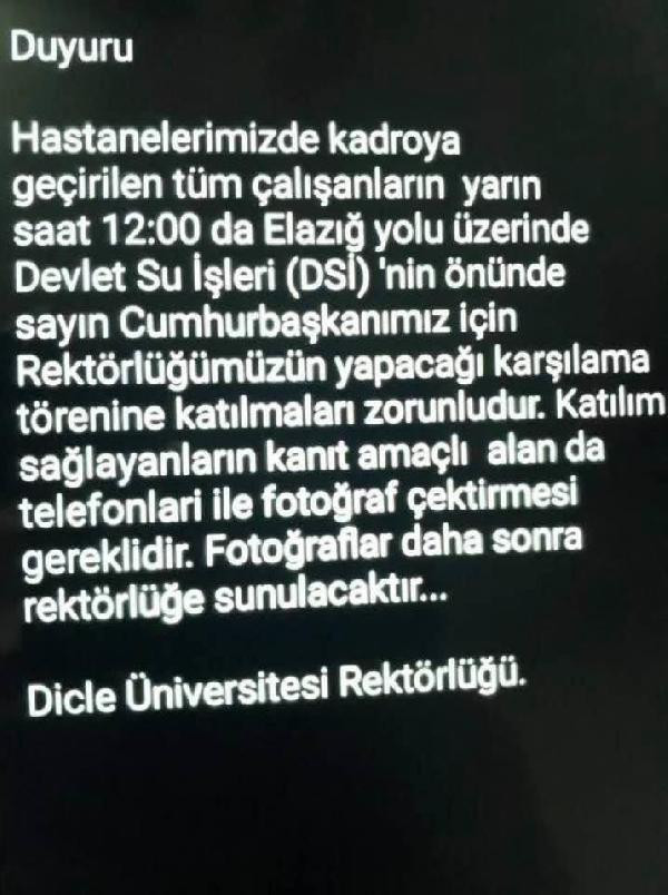 Üniversiteden Erdoğan mesajı açıklaması - Resim : 1