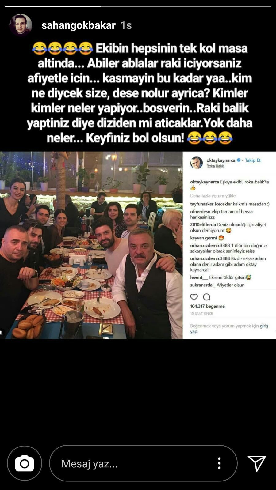 Oktay Kaynarca ve Şahan arasında 'rakı' atışması - Resim : 2