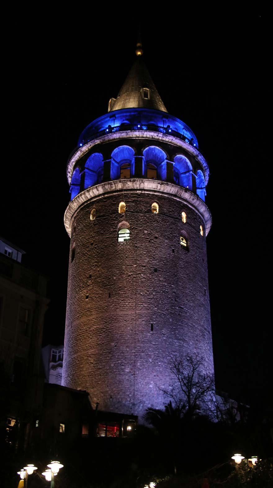 İstanbul maviye büründü; işte nedeni - Resim : 1