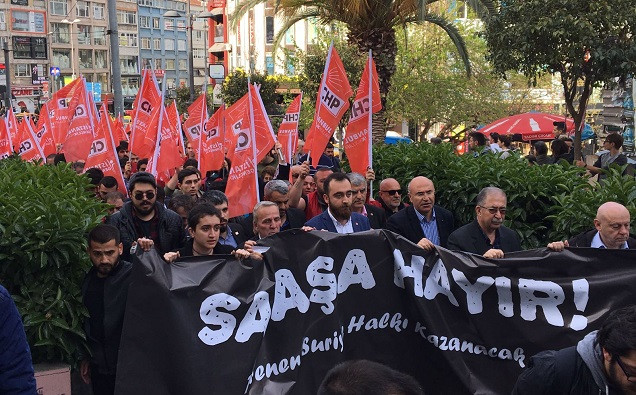 CHP'li gençlerden Suriye operasyonu protestosu - Resim : 2