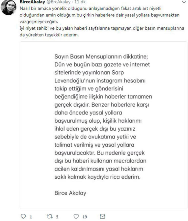 Birce Akalay ateş püskürdü - Resim : 1