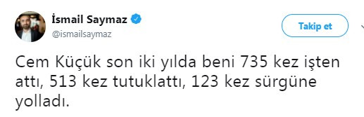 İsmail Saymaz'dan Cem Küçük'e tepki: Beni 375 kez... - Resim : 1