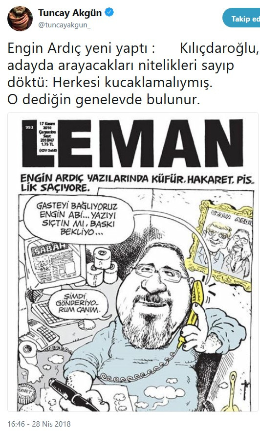 Leman'dan Engin Ardıç'a kapak - Resim : 2