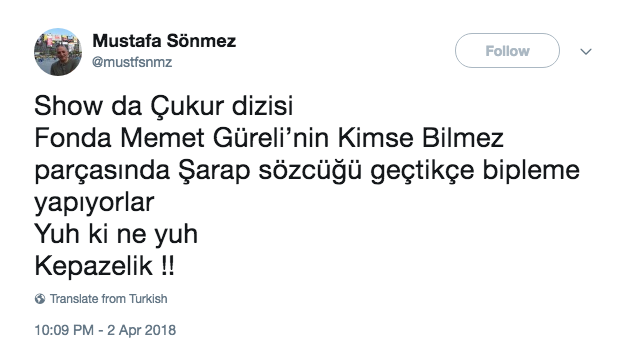 Çukur'da ünlü şarkının o sözü sansürlendi - Resim : 1