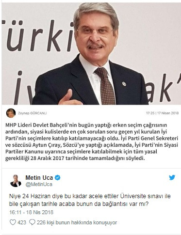 Erken seçim kararına sosyal medya tepkileri - Resim : 1