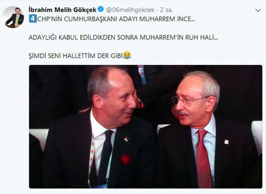 Gökçek'ten CHP’nin Cumhurbaşkanı adayı iddiası - Resim : 1