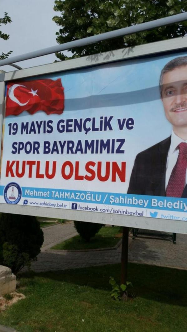 AKP'li Gaziantep Belediyesi Atatürk'ü yine unuttu - Resim : 1