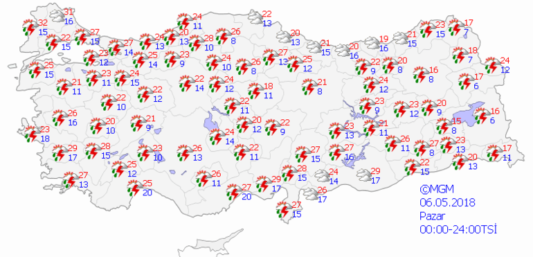 Meteorolojiden uyarı: Yaz havasına mola... - Resim : 1