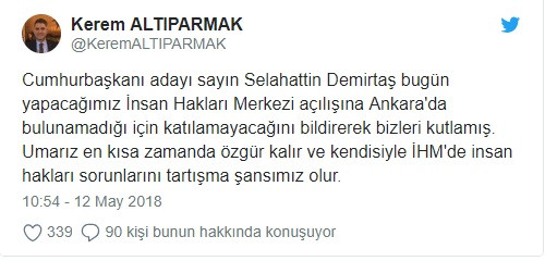 Demirtaş'tan açılış davetine yanıt - Resim : 1