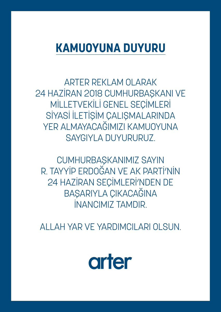 Erdoğan'a 16 yıldır seçim kazandıran reklam firmasından flaş karar - Resim : 1