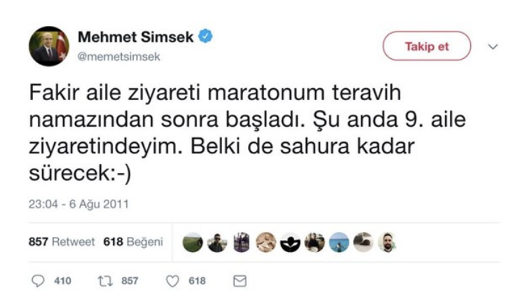 Mehmet Şimşek'ten 'fakir' açıklaması - Resim : 1