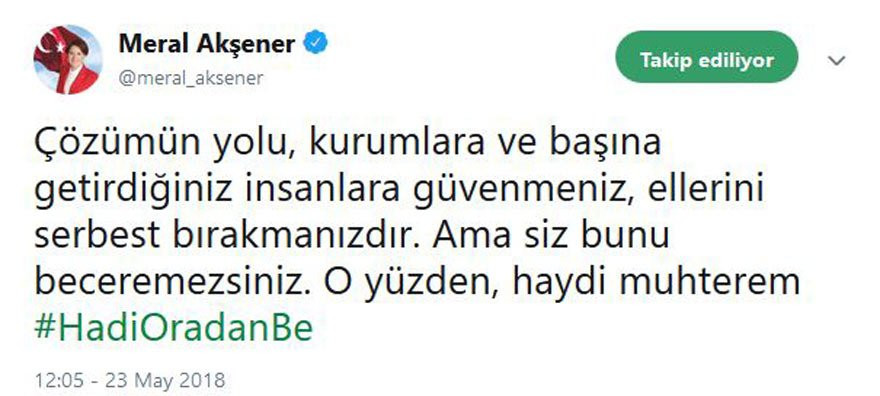 Akşener’den Erdoğan'a: O yüzden, haydi muhterem! - Resim : 4
