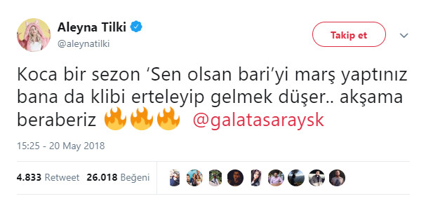 Galatasaray'a Aleyna Tilki sürprizi - Resim : 1