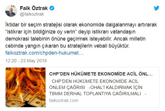 CHP'den Merkez Bankası'na flaş çağrı - Resim : 1