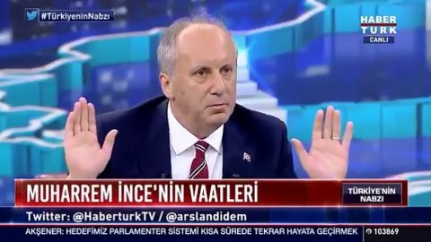 Muharrem İnce: Erdoğan'la yakın oy alacağız