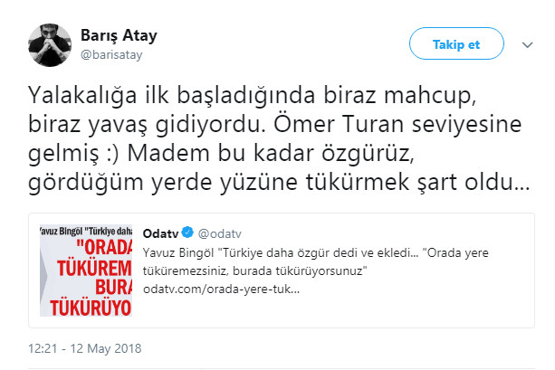 Barış Atay'dan Yavuz Bingöl'e tepki: Gördüğüm yerde... - Resim : 1