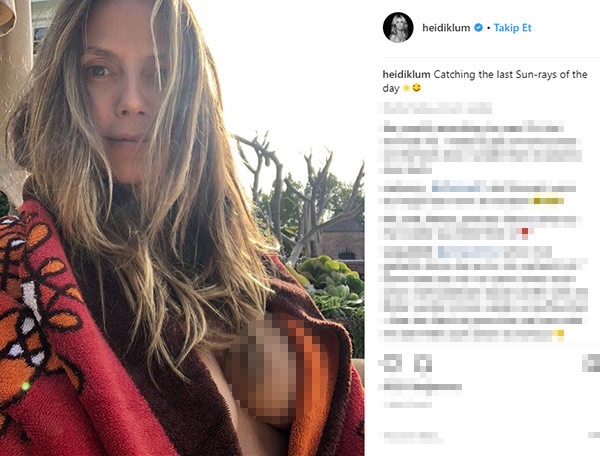 Heidi Klum cesaretini konuşturdu - Resim : 1