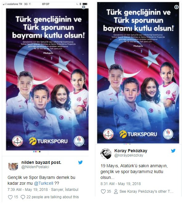Sosyal medyada Turkcell'e Atatürk ve 19 Mayıs tepkisi - Resim : 2