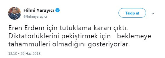 Eren Erdem'in tutuklanmasına CHP'lilerden tepki - Resim : 6