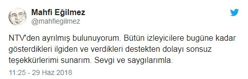 NTV'de sürpriz ayrılık! böyle duyurdu... - Resim : 1