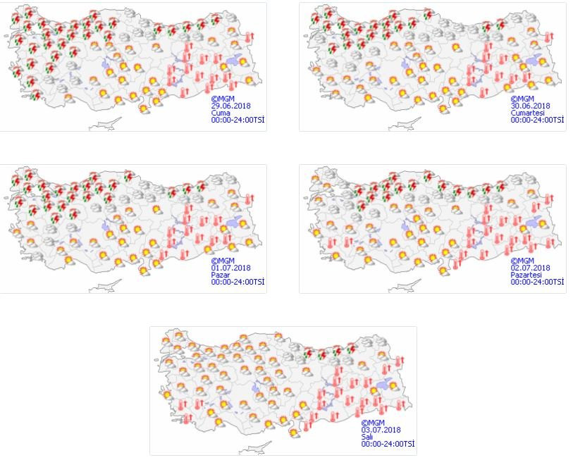 Hafta sonu hava durumu nasıl olacak? - Resim : 1