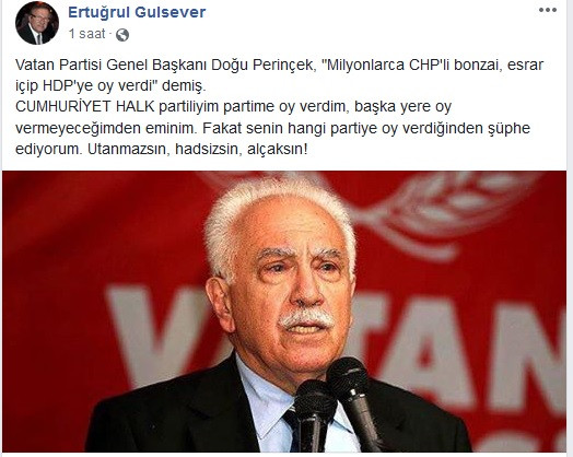 CHP'den Perinçek'e: Utanmazsın, hadsizsin, alçaksın! - Resim : 2