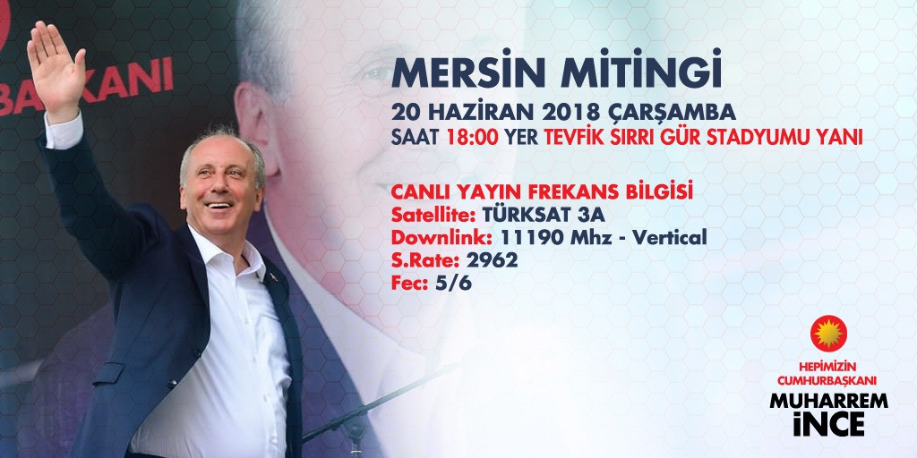 Muharrem İnce'nin bugünkü miting programı - Resim : 2