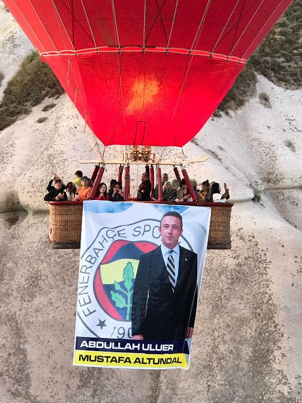 Kapadokya semalarında Ali Koç posteri ile balon turu - Resim : 1