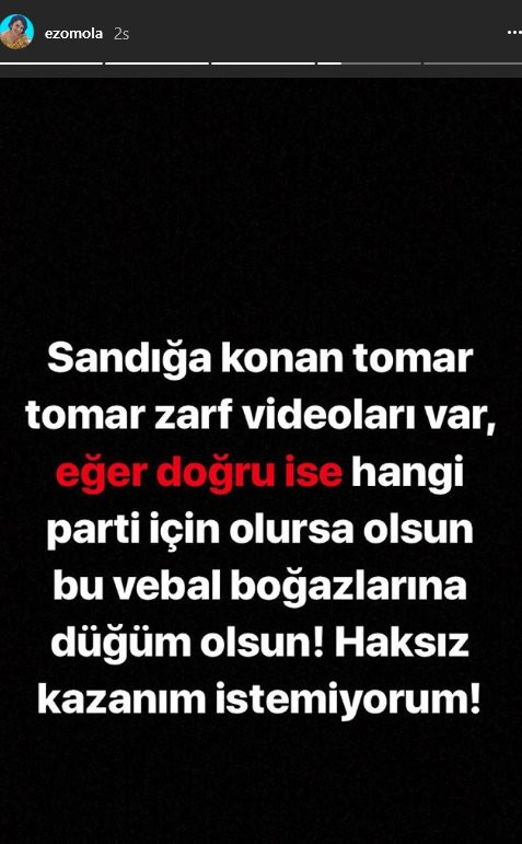 Ezgi Mola'dan sandık uyarısı: Eğer doğru ise... - Resim : 1