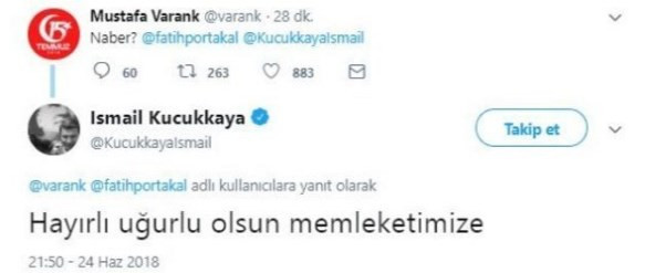 Portakal'dan Saray danışmanına yanıt - Resim : 1