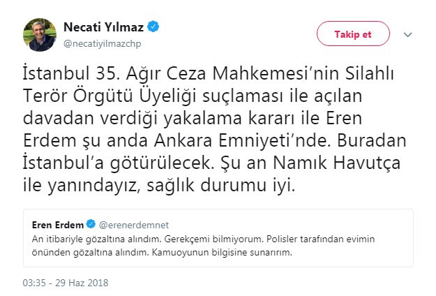 Eren Erdem gözaltına alındı - Resim : 2