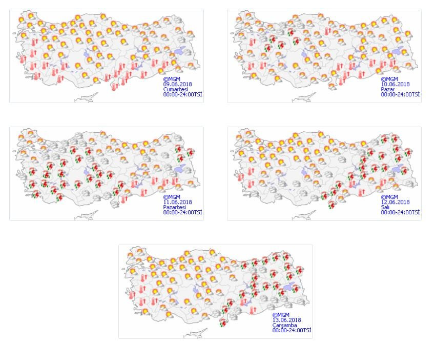 Meteorolojiden sıcaklık uyarısı! - Resim : 2