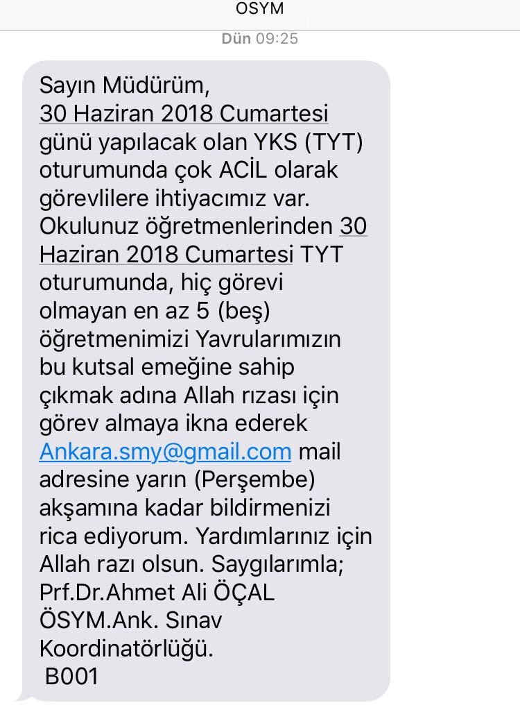 Üniversite sınavında kriz! - Resim : 1