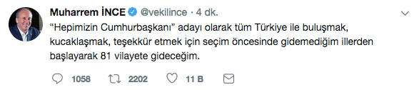 Muharrem İnce bundan sonra ne yapacağını duyurdu - Resim : 2