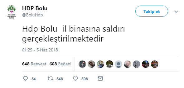 HDP binasına saldırı - Resim : 1