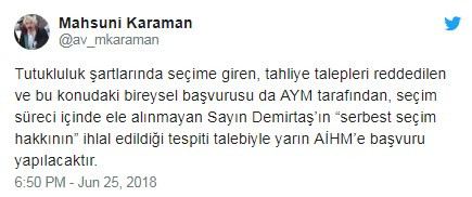 Demirtaş'ın avukatlarından yeni hamle - Resim : 1