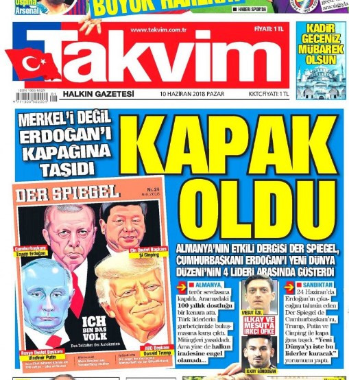 Erdoğan olayı çok yanlış anladı: Alman gazetesine teşekkür etti - Resim : 1