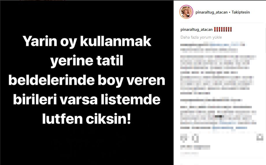 Pınar Altuğ'dan seçim çağrısı: 'Lütfen çıksın' - Resim : 1