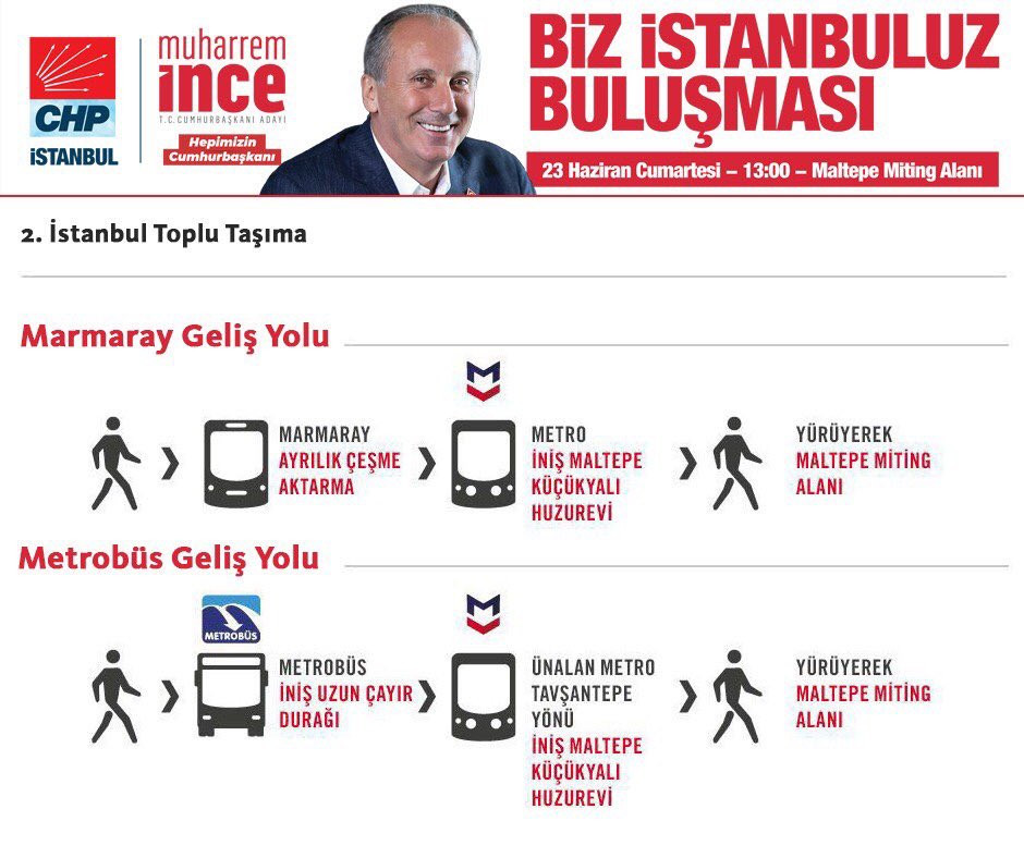 Büyük miting bugün! Maltepe miting alanına nasıl gidilir? - Resim : 1