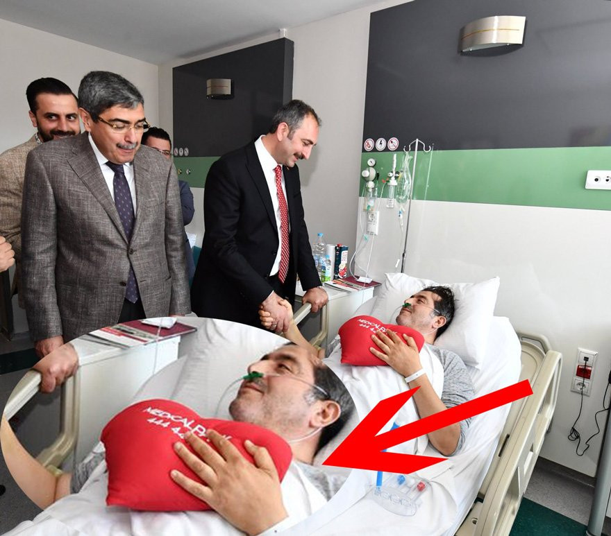 Adalet Bakanı Gül’den tepki çeken hastane paylaşımı - Resim : 1