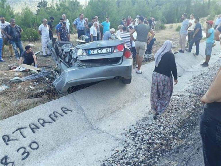 Antalya'da korkunç kaza: 1'i hamile 3 kişi hayatını kaybetti - Resim : 2