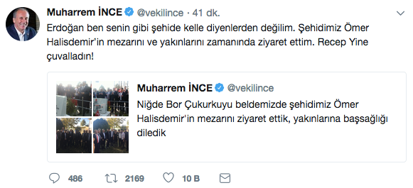 İnce, 'Recep yine çuvalladın' dedi, bu fotoğrafları paylaştı - Resim : 1