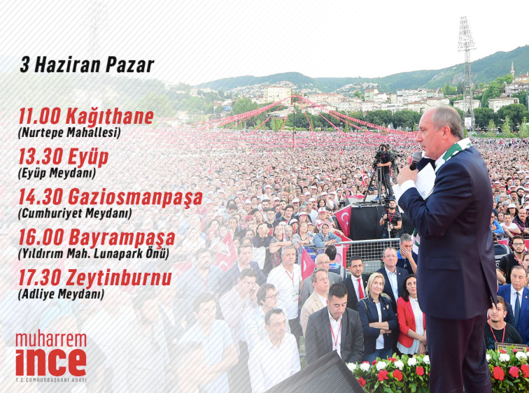 İşte Muharrem İnce'nin bugünkü programı - Resim : 1